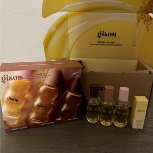 Gisou Glazed Scents Trio - Vanilla Glaze, Sticky Toffee, Milky Mocha
